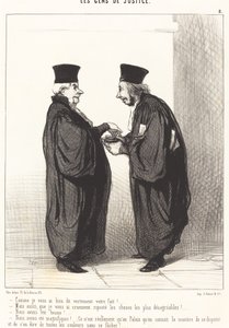 As I Told You Off Sharply! by Honoré Daumier
