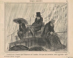 Starting to Find the Imperial... by Honoré Daumier