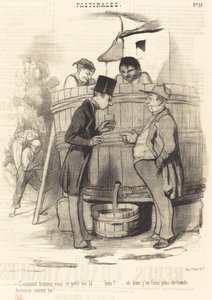 How Do You Find This Little Wine... by Honoré Daumier