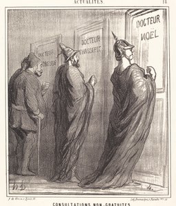 Non-Free Consultations by Honoré Daumier