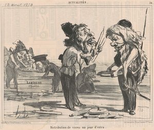 Distribution of Food on a Special Day by Honoré Daumier