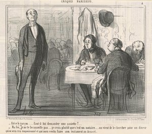 Is This the Boy? by Honoré Daumier