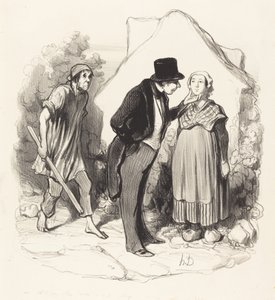 Would Your Husband Be Jealous... by Honoré Daumier