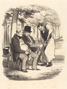 Is Your Wine Good, At Least!... by Honoré Daumier