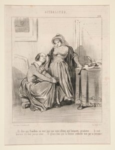 Et Dire que Proudhon ne Veut Pas que Nous Allions aux Banquets Socialistes by Honoré Daumier