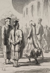 Exposition Universelle: Quels Sont les Plus Chinois by Honoré Daumier