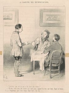 François, Who Drank My Wine by Honoré Daumier