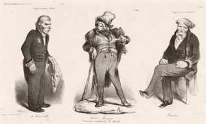 Huguet de Sémonville - Robert Macaire (Thiers) - Comte Roederer by Honoré Daumier