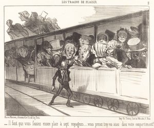 You Must Make Room Again... by Honoré Daumier