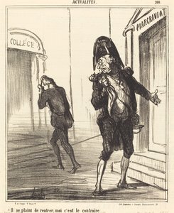 He Complains of Returning...