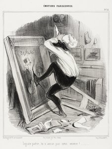 Ungrateful Homeland, You Will Not Have My Work! by Honoré Daumier