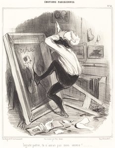 Ungrateful Homeland, You Will Not Have My Work! by Honoré Daumier