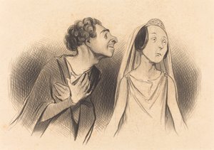 I Leave More in Love Than... Ever... by Honoré Daumier