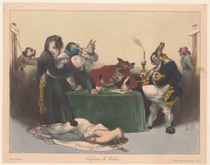 Caricature of European Powers During the London Conference