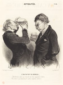 The Water of the Grenelle Well by Honoré Daumier