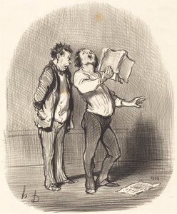 The Inconvenience of Having a Music-Loving Friend by Honoré Daumier