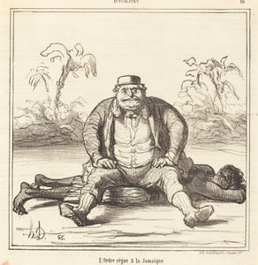 Order Reigns in Jamaica by Honoré Daumier