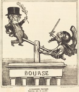 The Political Swing... by Honoré Daumier