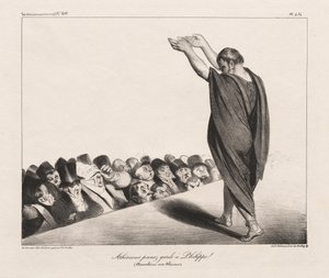 La Caricature, Pl. 454, Athenians Beware of Phillip!