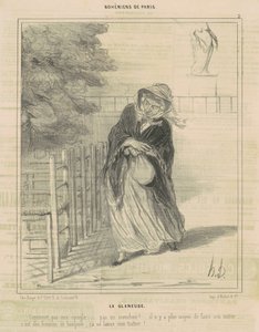 The Gleaner by Honoré Daumier