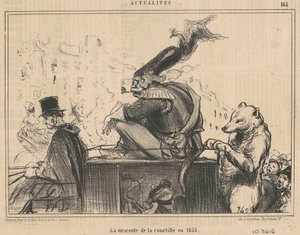 The Descent of the Courtille in 1855
