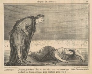 The Princess by Honoré Daumier