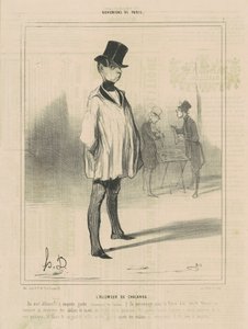 The lighter of barges by Honoré Daumier