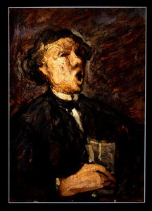 The Singing Drinker by Honoré Daumier