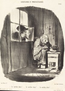 Le Cordon donc!... by Honoré Daumier