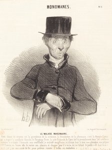 The Imaginary Invalid by Honoré Daumier