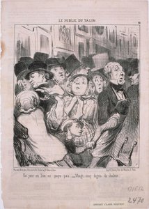 The Public of the Salon by Honoré Daumier