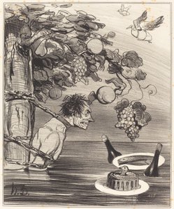 The Punishment of Tantalus by Honoré Daumier