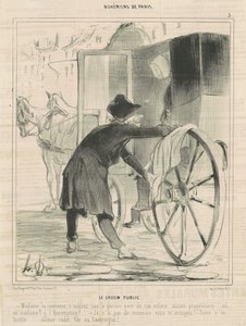 The Public Groom by Honoré Daumier