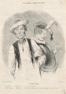 Mardi Gras by Honoré Daumier