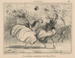 Spring Announcing Its Return to Paris by Honoré Daumier