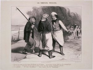 The Parisian Rowers by Honoré Daumier