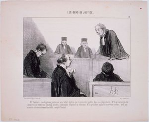 The People of Justice by Honoré Daumier
