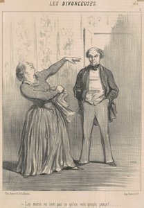 Husbands Are Not What a Vain People Think! by Honoré Daumier