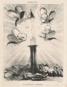 The Political Gnats by Honoré Daumier