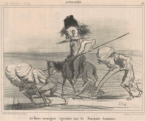 The Russians Encouraging Agriculture by Honoré Daumier