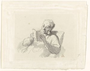 Reading Man by Honoré Daumier