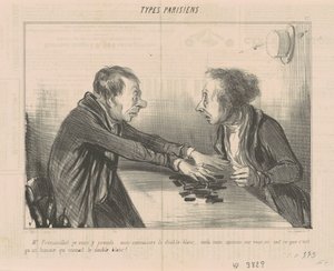 M. Frémouillot, I catch you, you know... by Honoré Daumier