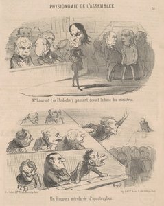 M. Laurent (from Ardèche) Passing... by Honoré Daumier