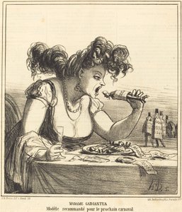 Madame Gargantua by Honoré Daumier