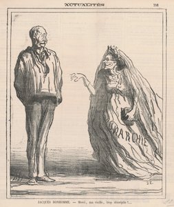 Thank you, my old, too decrepit! by Honoré Daumier