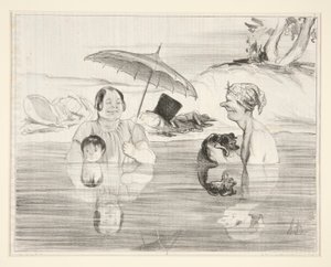 Mme. Greluche: Oh Gustave by Honoré Daumier