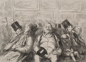 Moment of Rest in the Salon Carré