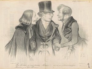 My dear friend, I present to you Mr. by Honoré Daumier
