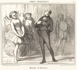 Mossieu le directeur by Honoré Daumier