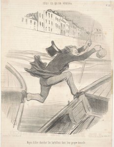 Way to Fetch the Barbels in Their Own Home by Honoré Daumier